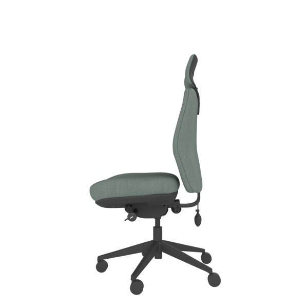 Solo Medium Back Large Seat Chair with Headrest